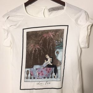 Designer LARA Top Romantic Artistic Scene